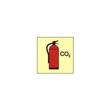 Fire extinguisher for carbon dioxide (CO2) 150x150mm