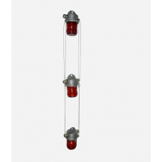 RED CIRCULAR LANTERN (SUSPENDED) SOF-900-07